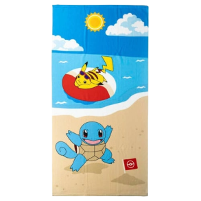Pokemon Towel Pikachu and Squirtle 70 x 140 cm