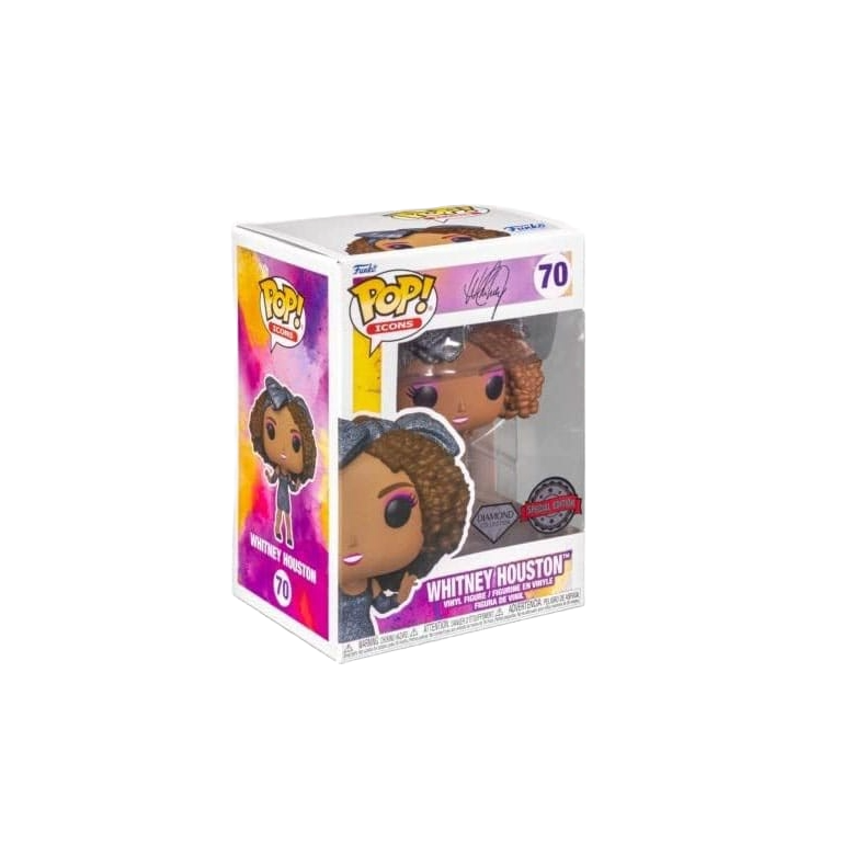 Whitney Houston POP! Icons Vinyl Figure Whitney Houston(HWIK)(DGLT) Exclusive 9 cm