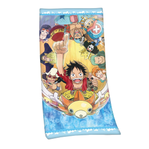 One Piece Velour Towel Straw Hat Pirates